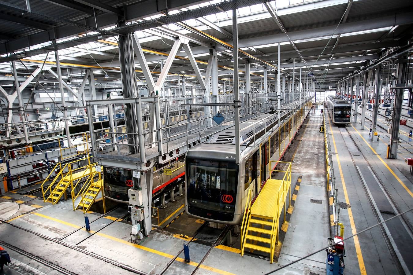 Fotos: El taller del Metro Bilbao en imágenes