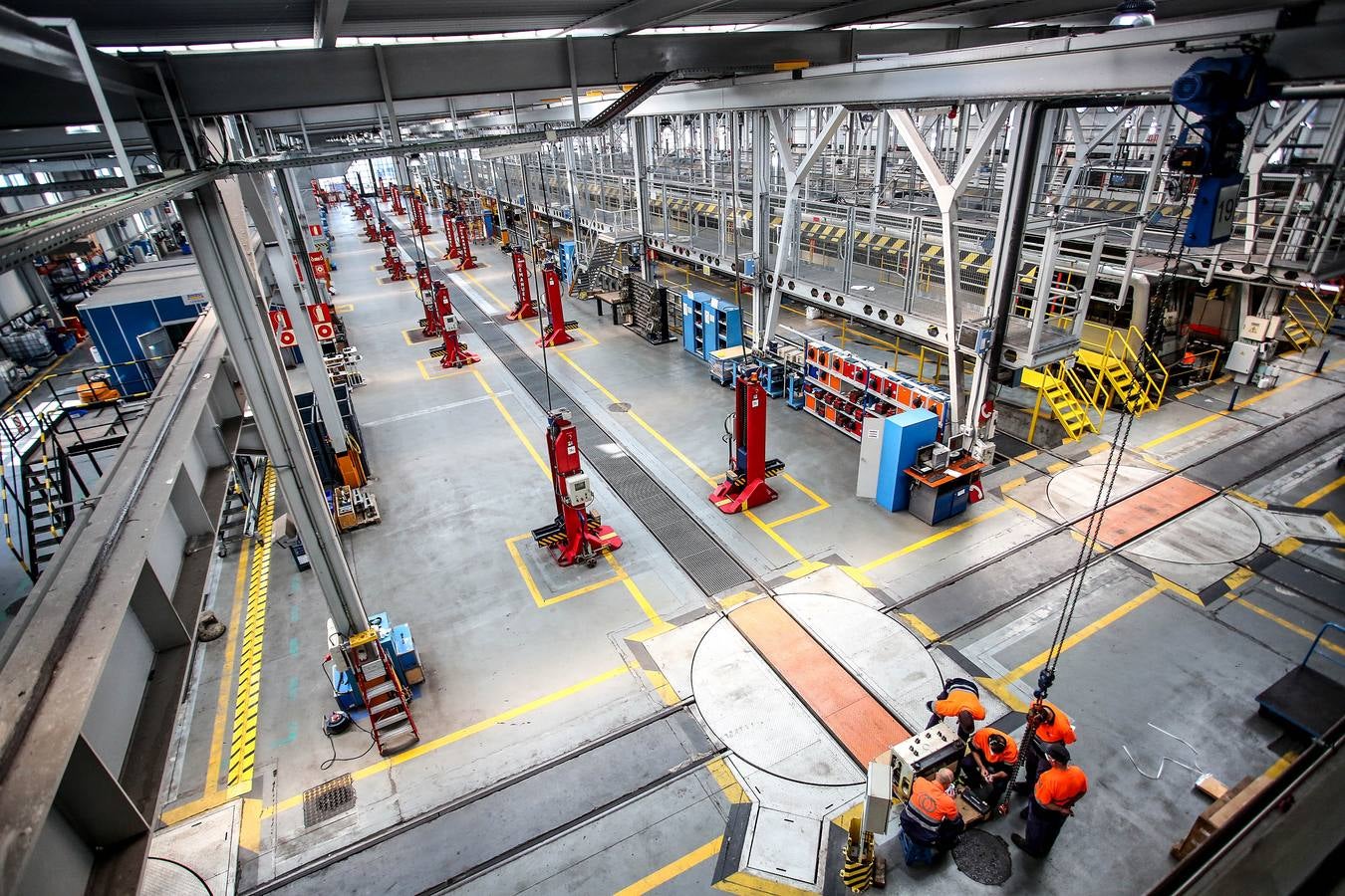 Fotos: El taller del Metro Bilbao en imágenes