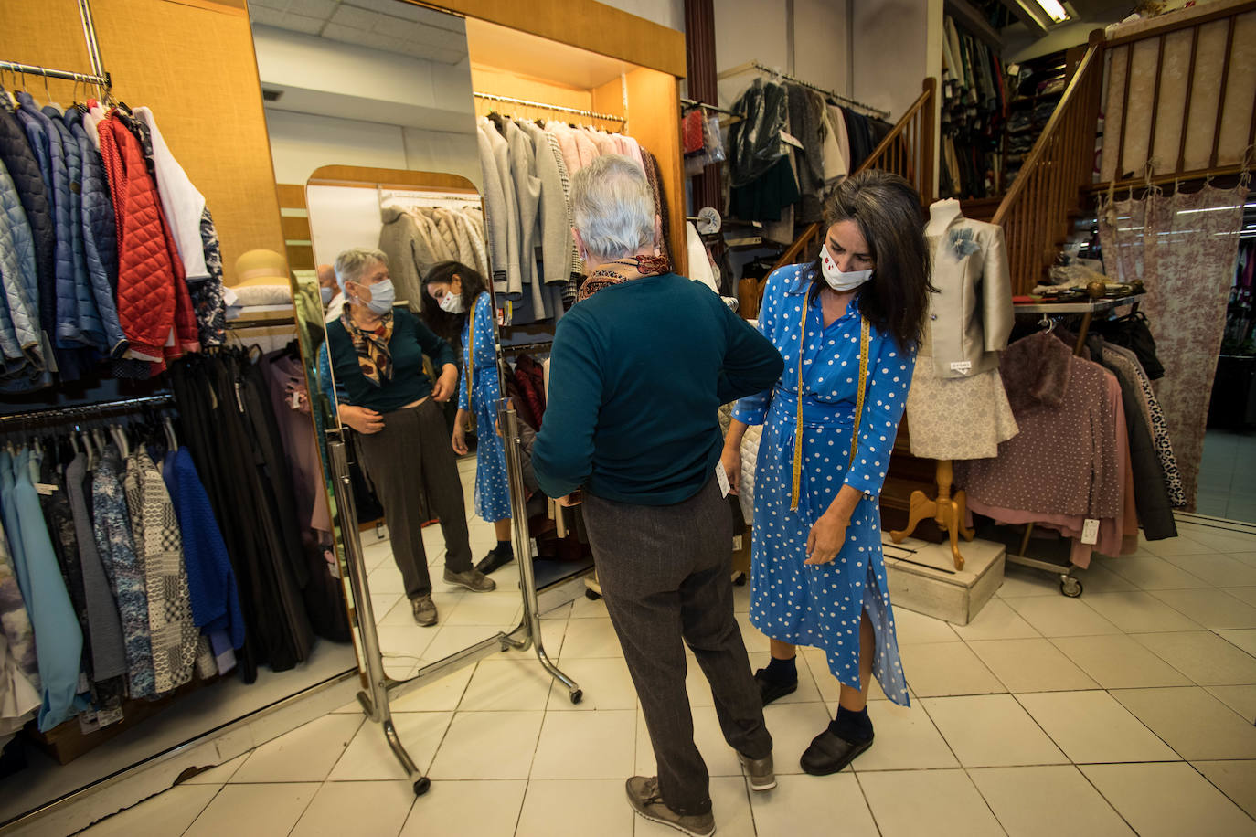 Fotos: Día de compras en Bilbao pese a la pandemia