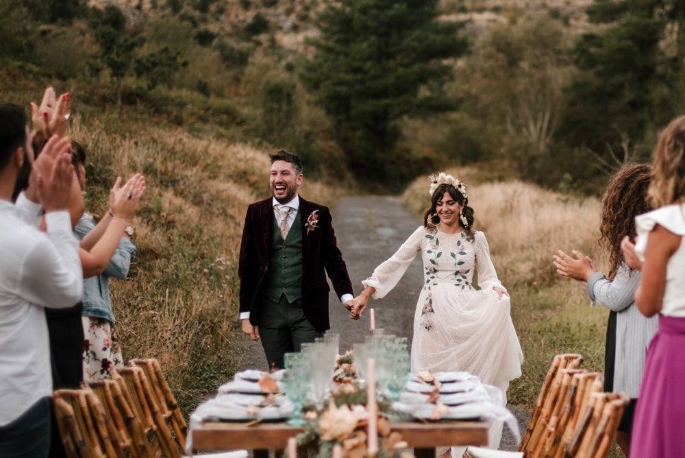 Fotos: La boda alternativa de Ismael (de «El conquistador del fin del mundo») e Iraia en el Valle de Arratia