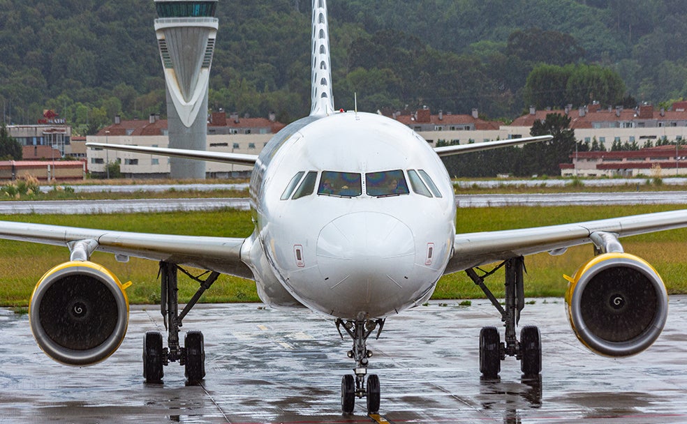 20 aniversario del nuevo aeropuerto de Bilbao: los aviones