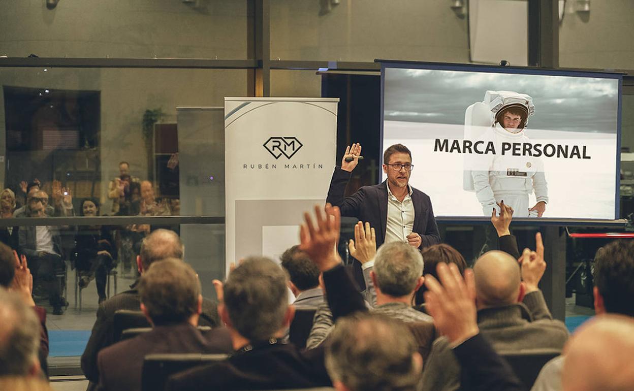 Rubén Martín, durante uno de sus cursos formativos.