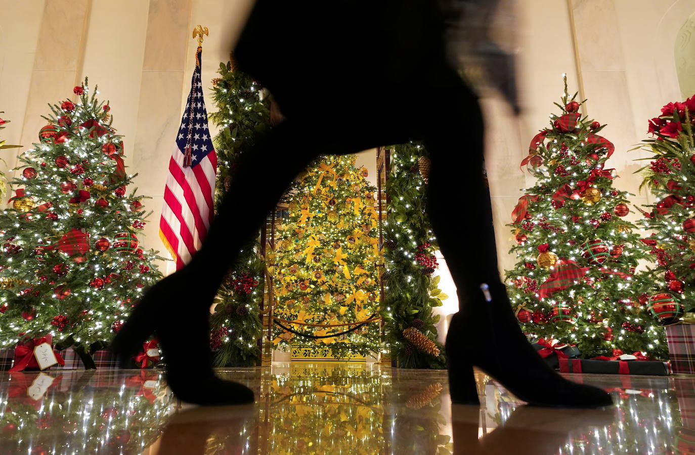 Fotos: La última Navidad de Melania Trump en la Casa Blanca