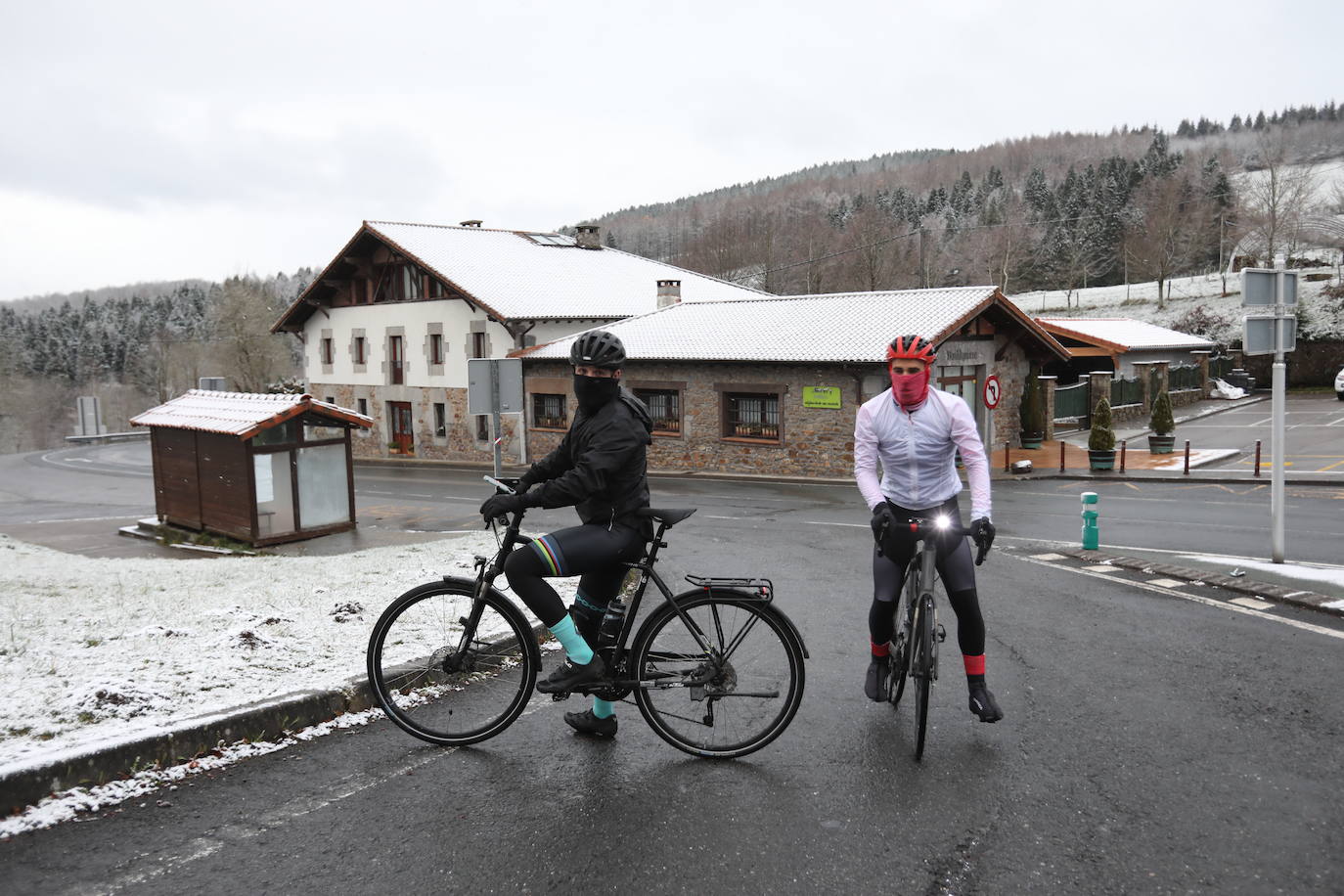 Primera nevada del otoño, que había sido hasta este momento cálido y muy seco