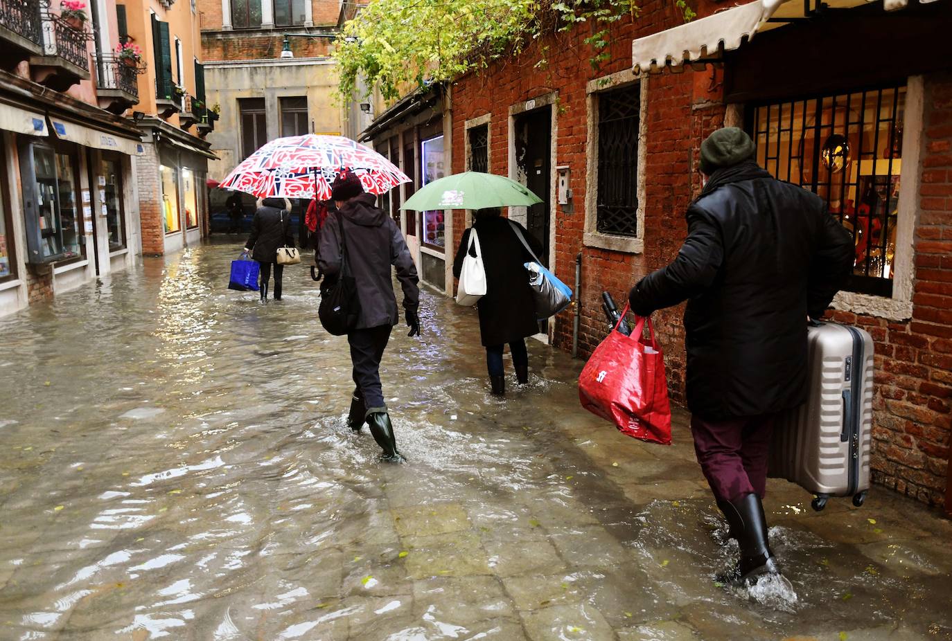 Fotos: Los diques fallan y el &#039;acqua alta&#039; inunda Venecia