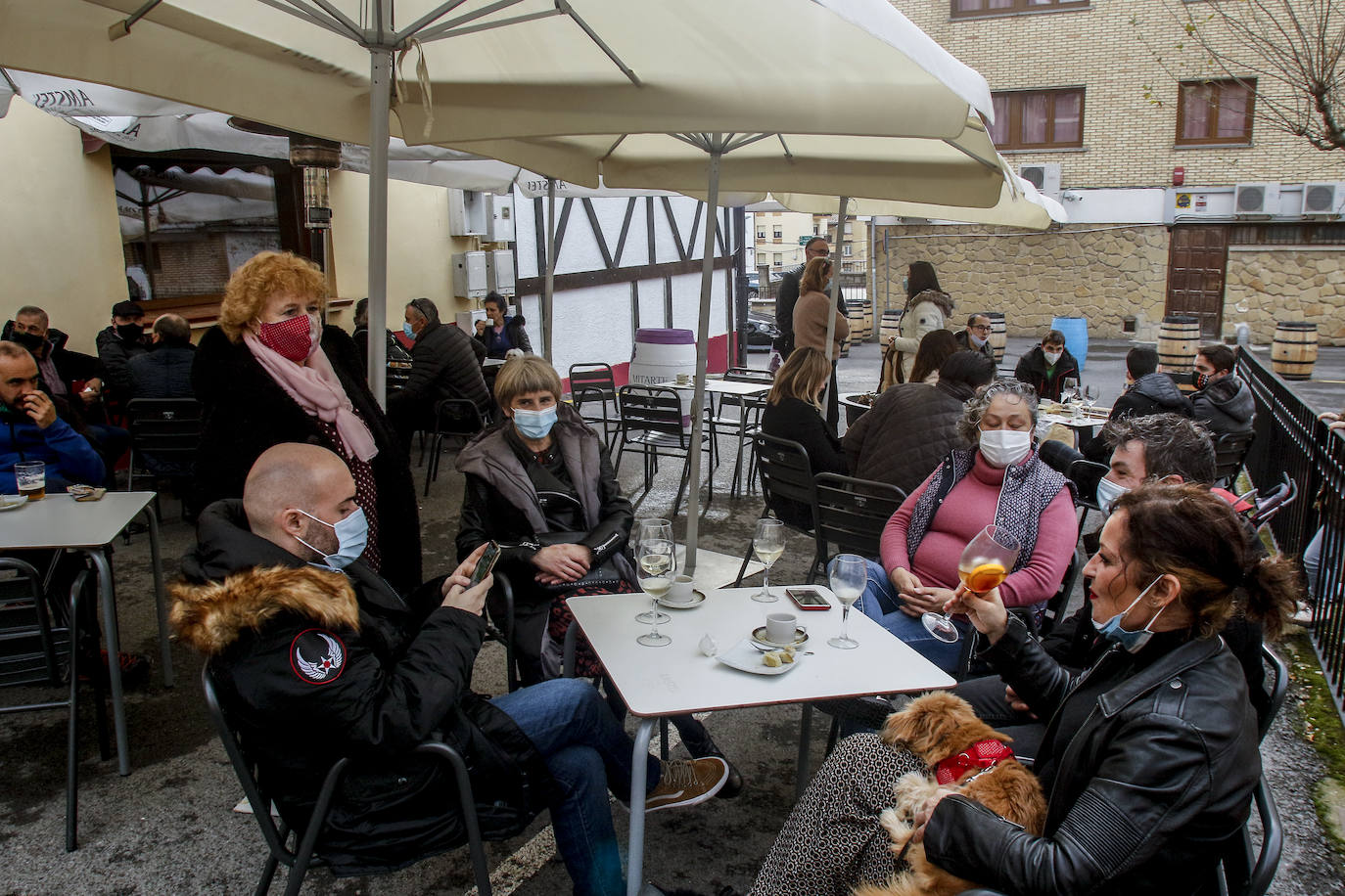 En Labastida han aumentado los visitantes, ahora que está permitido moverse por el territorio.