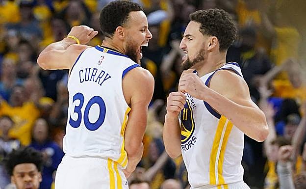 Curry eta Thompson, 'The Splash Bros'. 