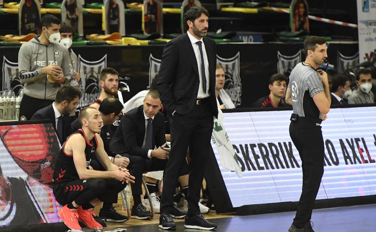 Alex Mumbrú, durante el partido.