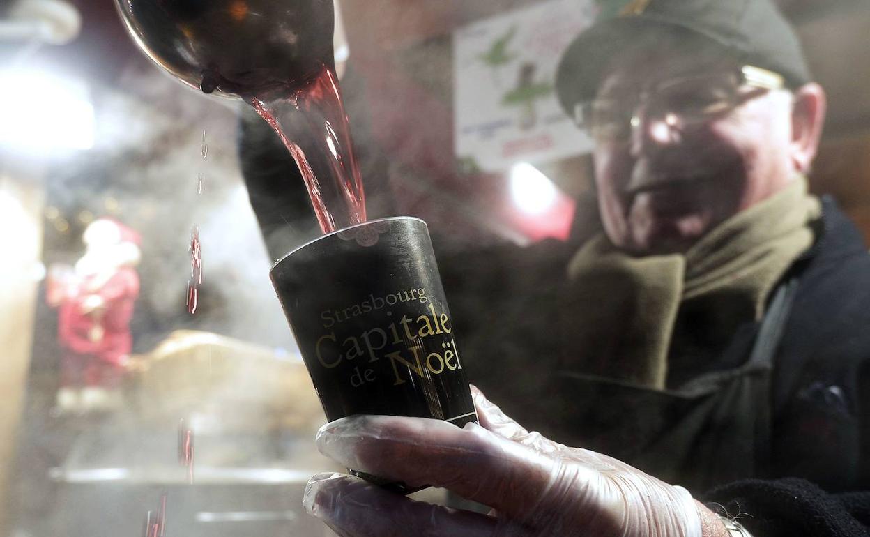 El vino caliente es típico en centroeuropa y una tradición en Vitoria. 