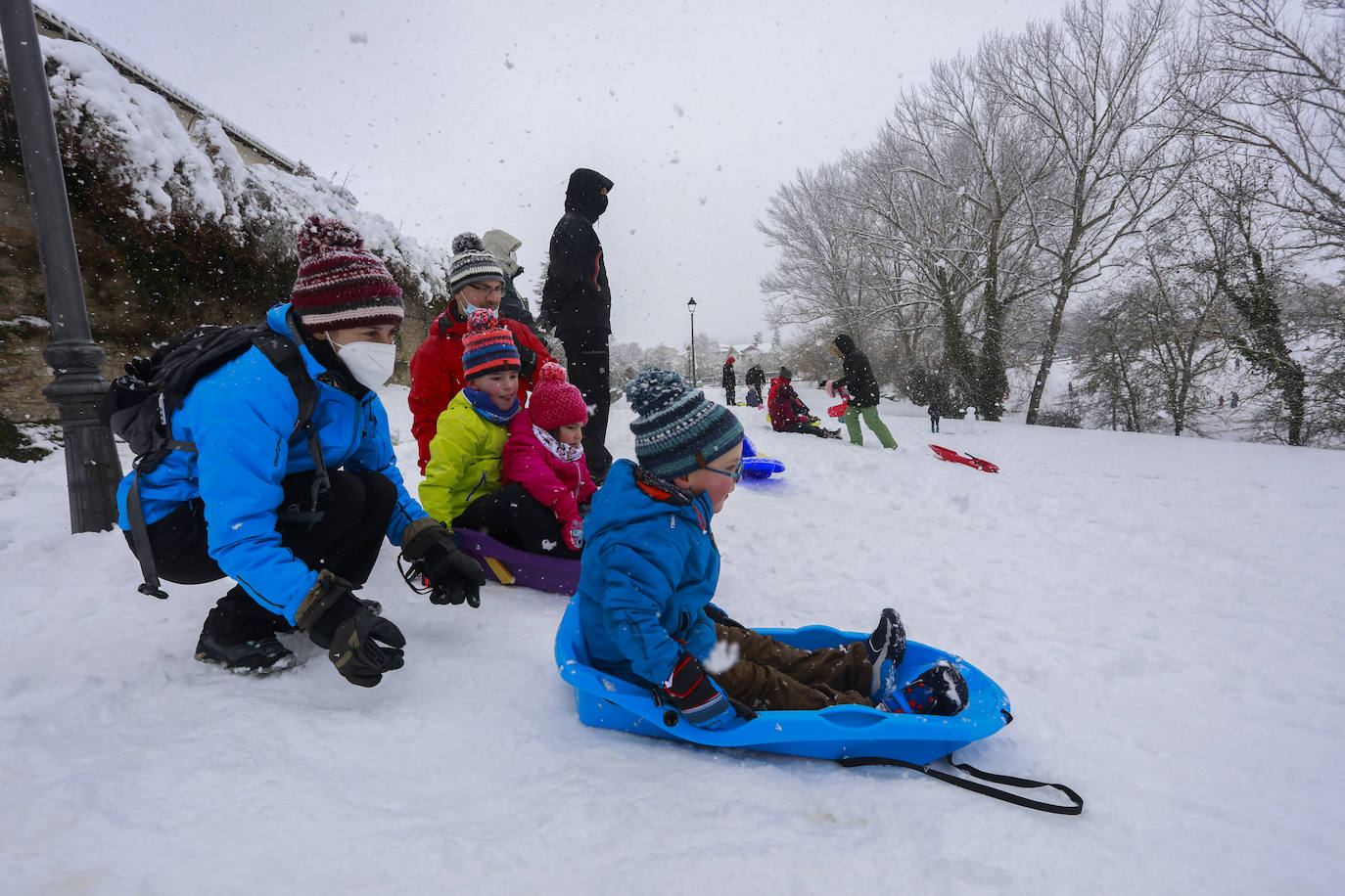 Fotos: Vitoria se divierte en la nieve