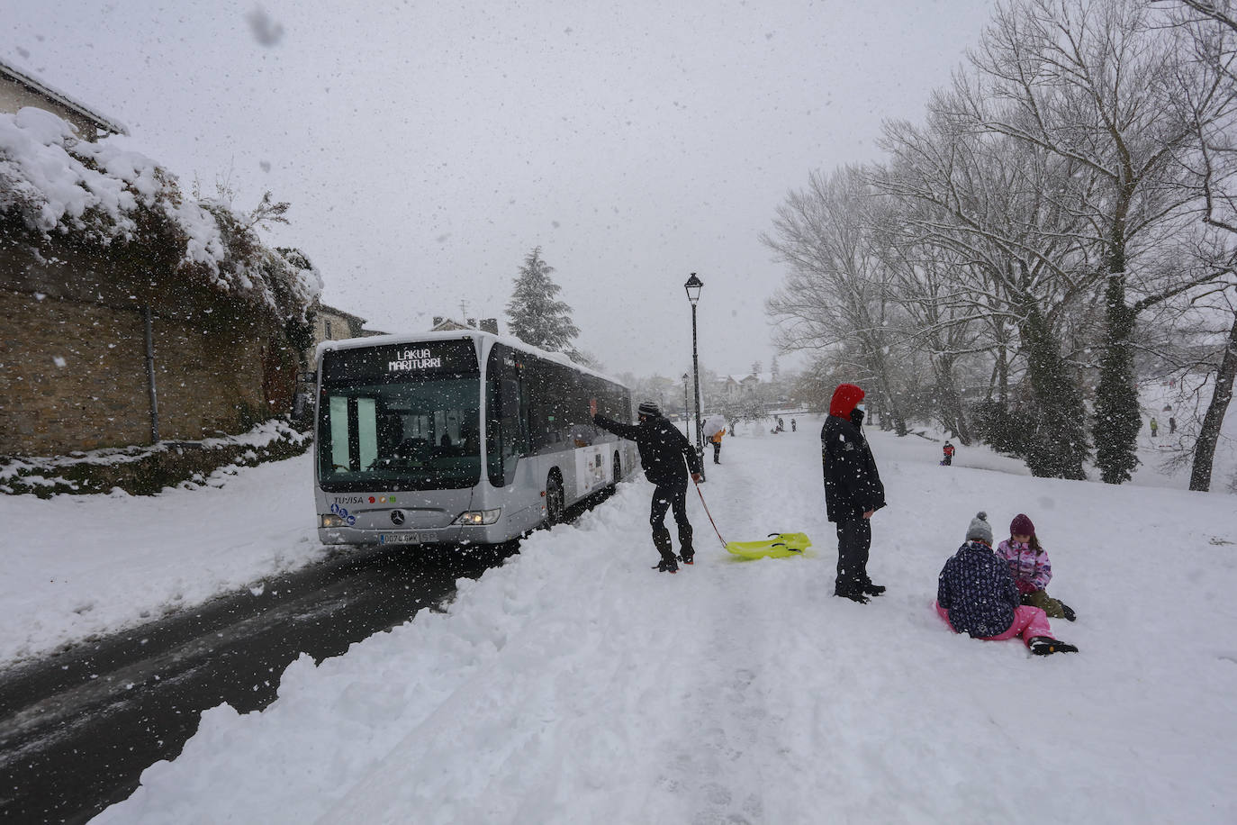 Fotos: Vitoria se divierte en la nieve