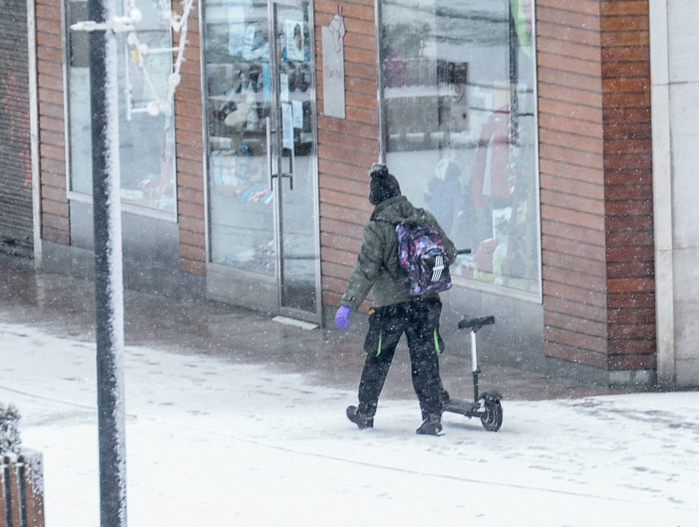 Fotos: La nieve vuelve a cubrir de blanco Álava