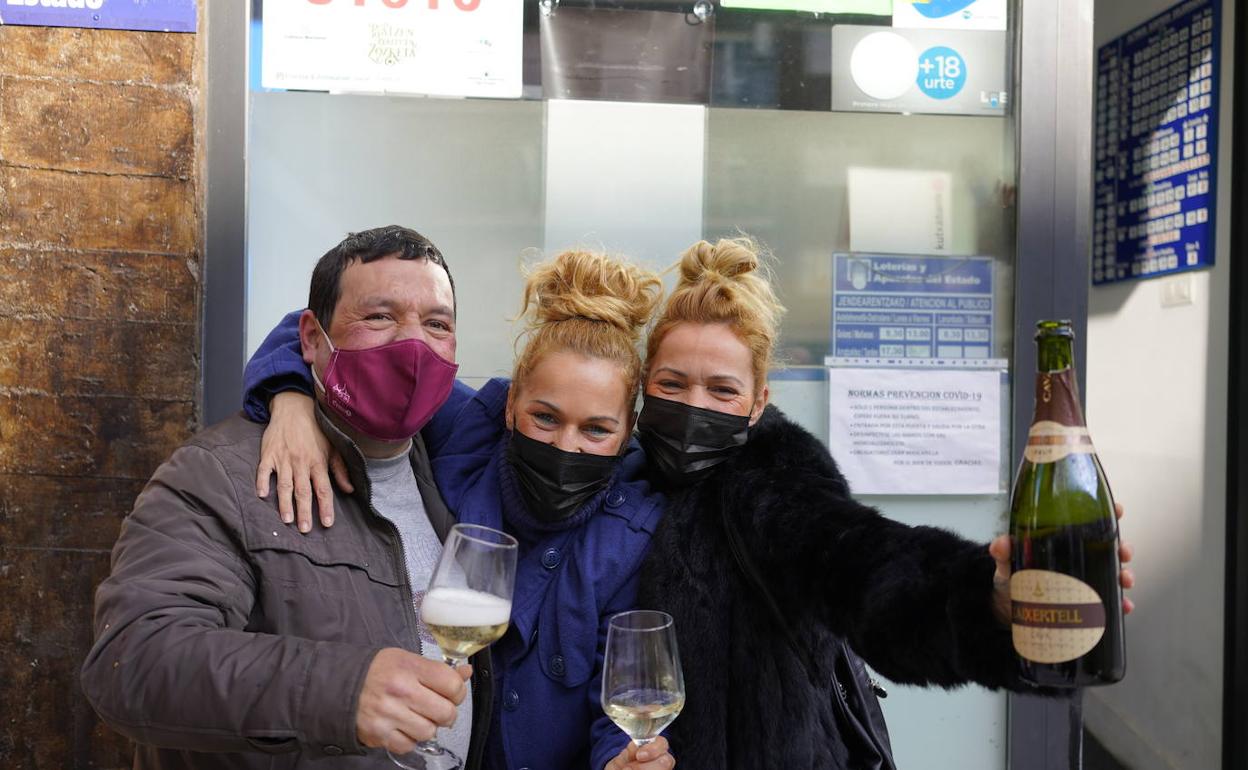 Premios Lotería El Niño 2021 en Bizkaia: El segundo premio deja pellizcos en Erandio y Ermua