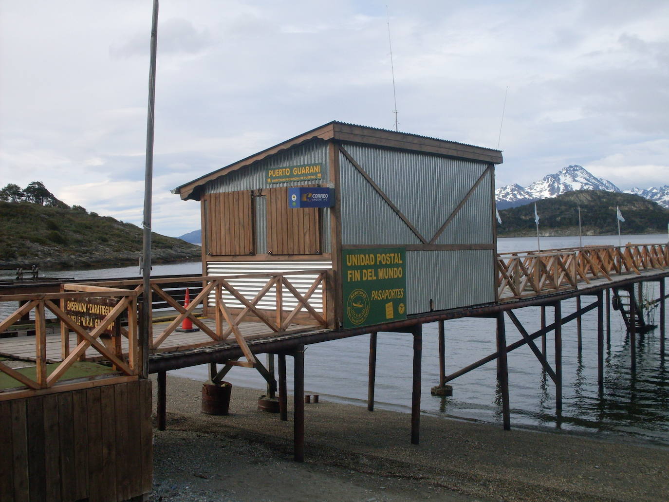 2.- Unidad Postal Fin del Mundo (Puerto Guaraní, Argentina) | Se trata de la oficina de correos más austral y se encuentra cerca de Parque Nacional Tierra del Fuego.