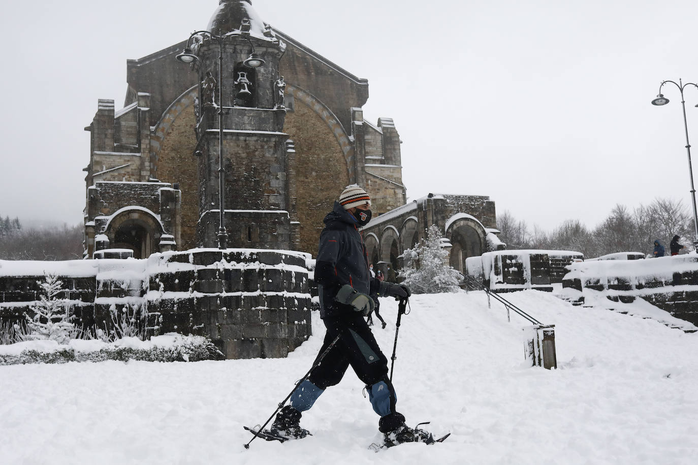 Nevada en Urkiola.