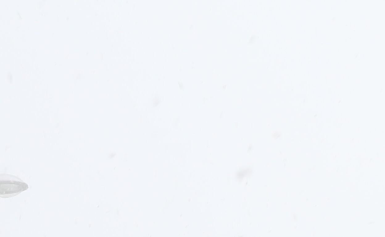 Numerosas personas acudieron en la última semana a disfrutar de la nieve a Urkiola 