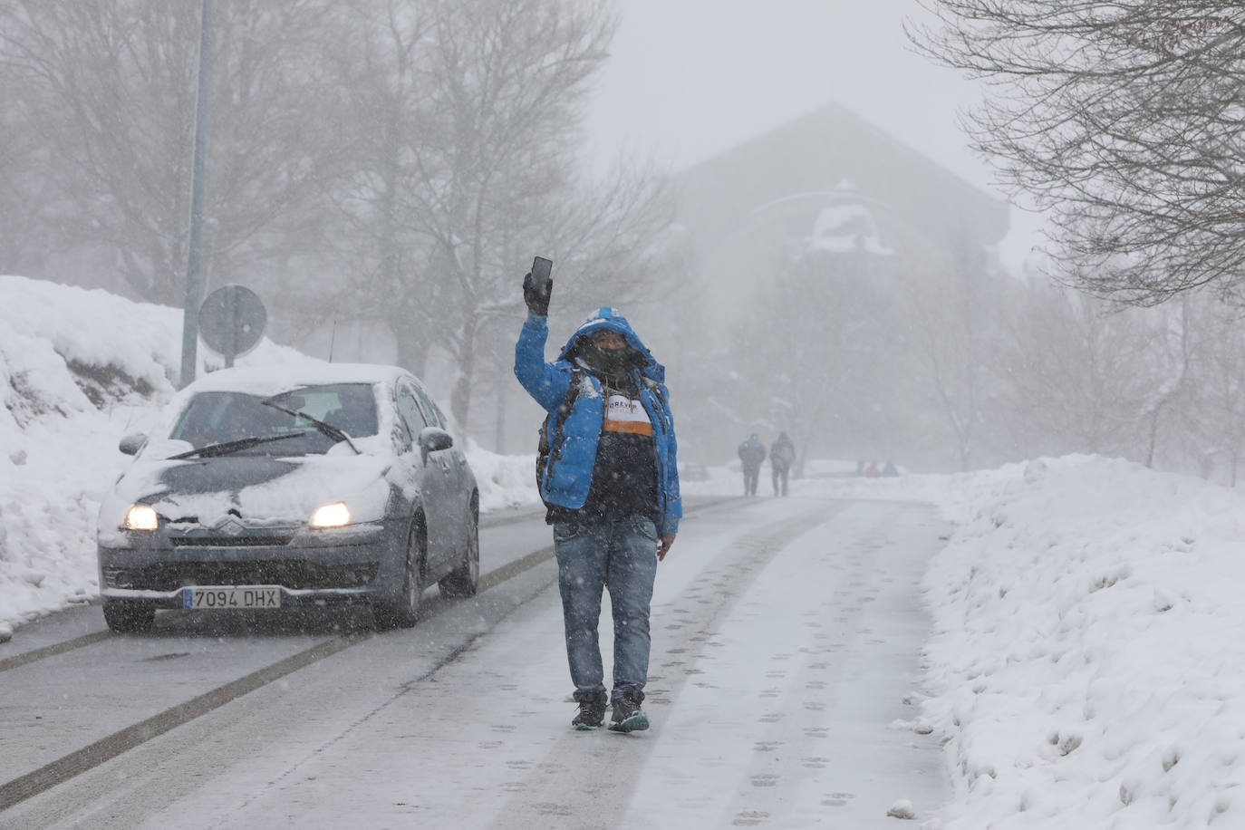 Fotos: Nieve en Urkiola y La Arboleda
