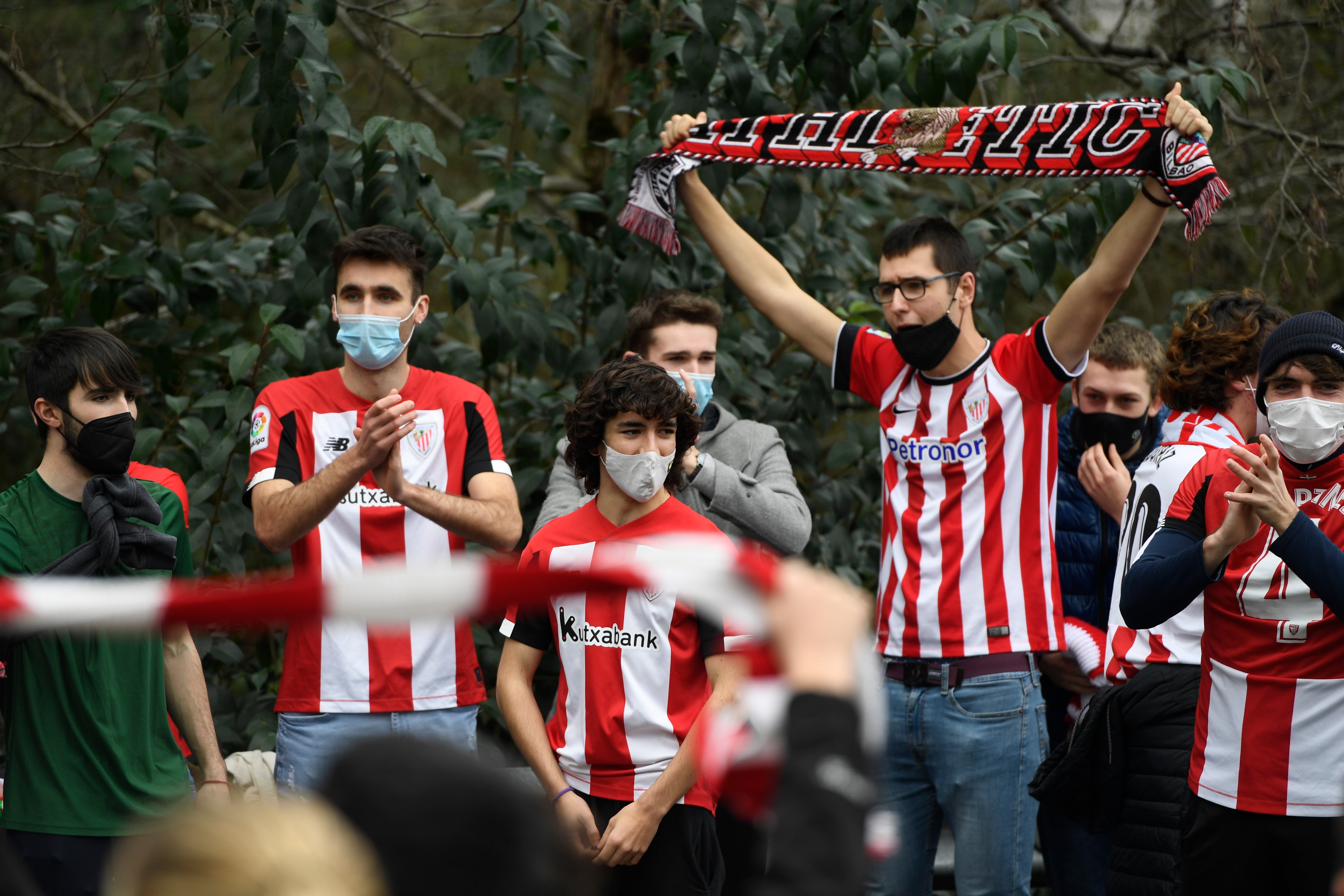 Fotos: Recibimiento al Athletic en Lezama