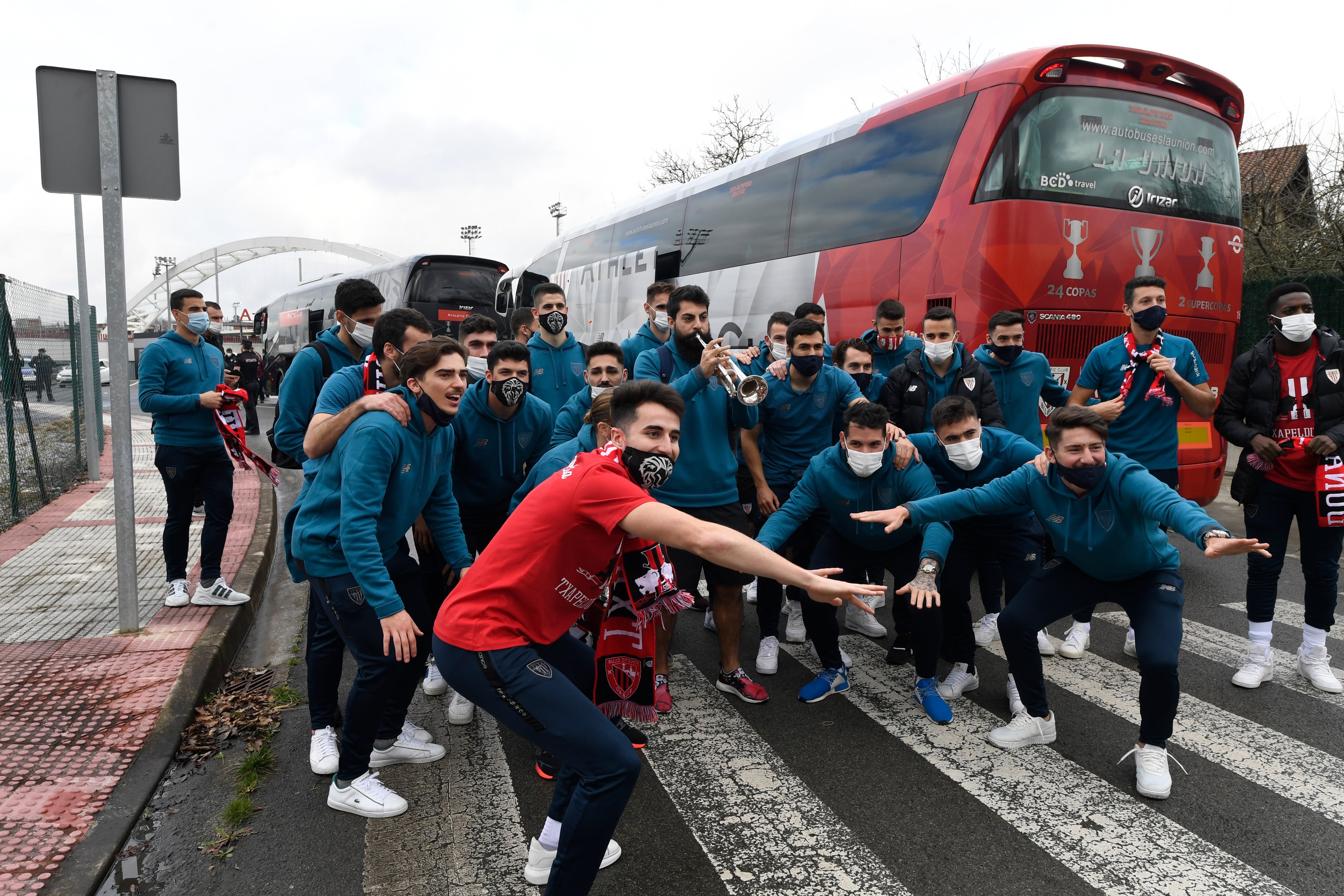 Fotos: Recibimiento al Athletic en Lezama