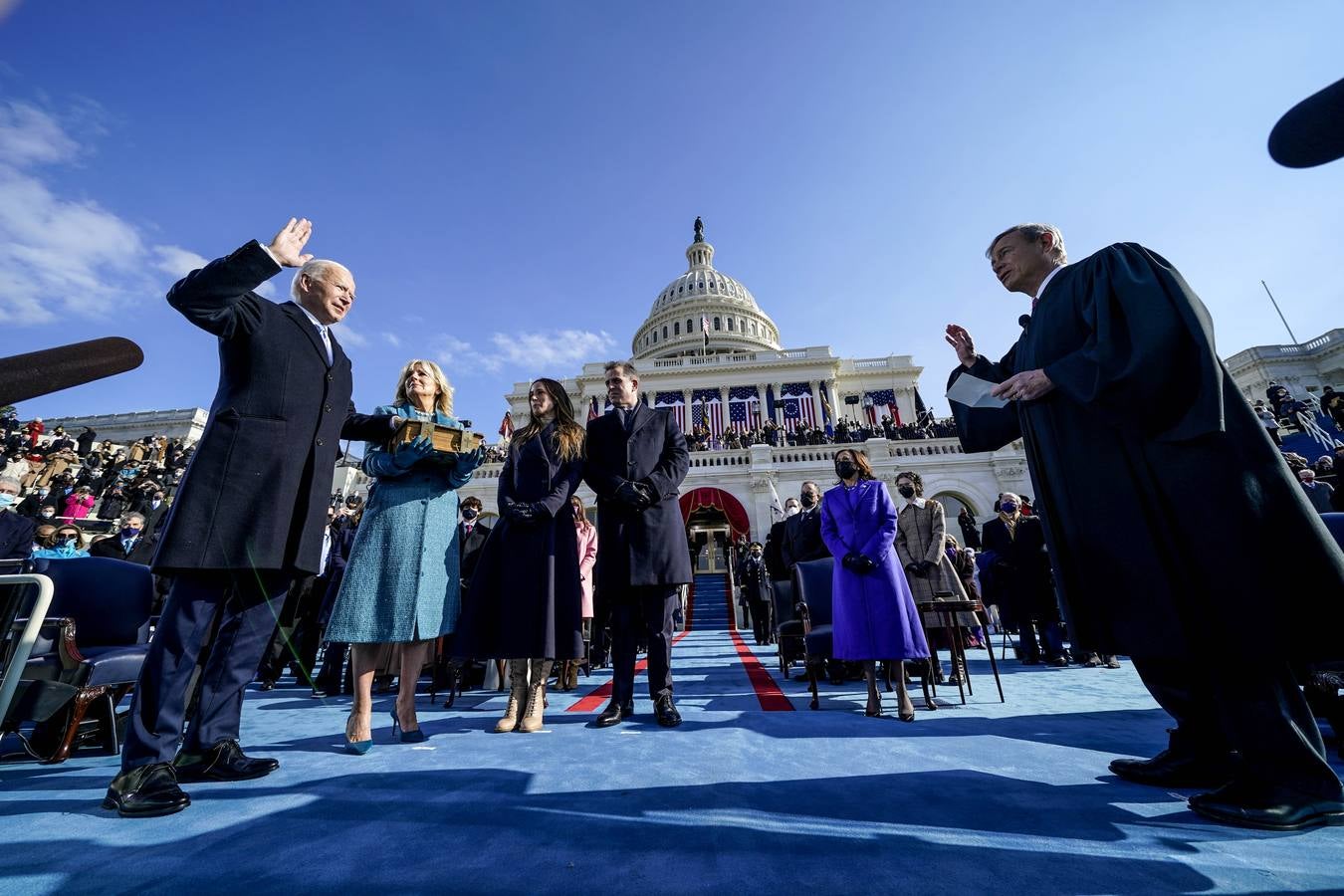 Joe Biden se convierte en el presidente 46 de los Esado Unidos.