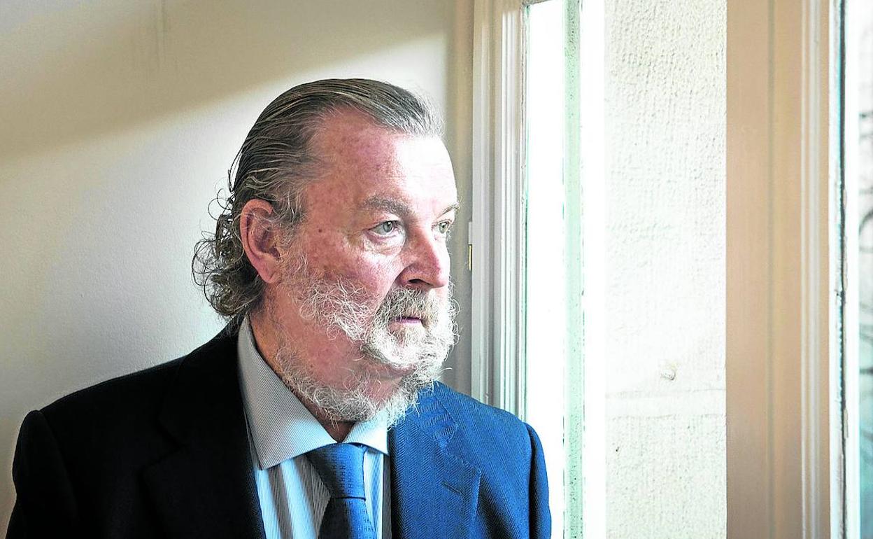 José Luis Sabas, antes de la entrevista con EL CORREO. 