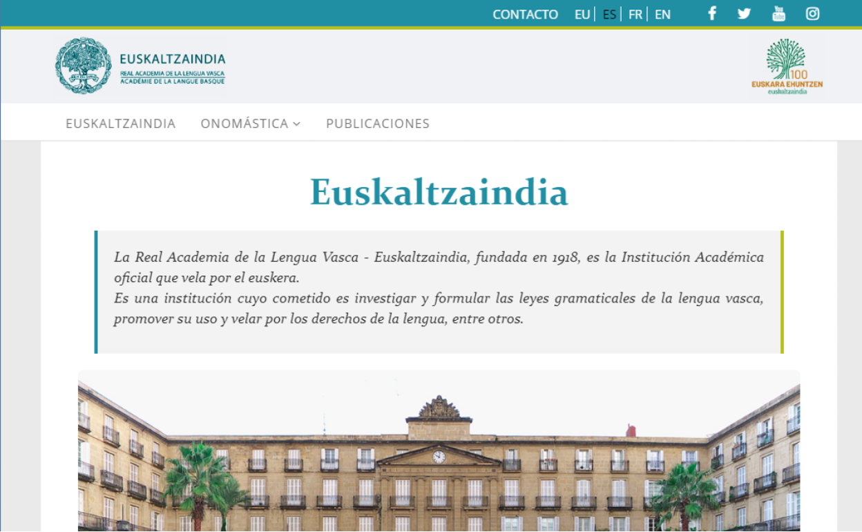 Las consultas sobre onomástica en la web de Euskaltzaindia aumentaron un 63% durante 2020
