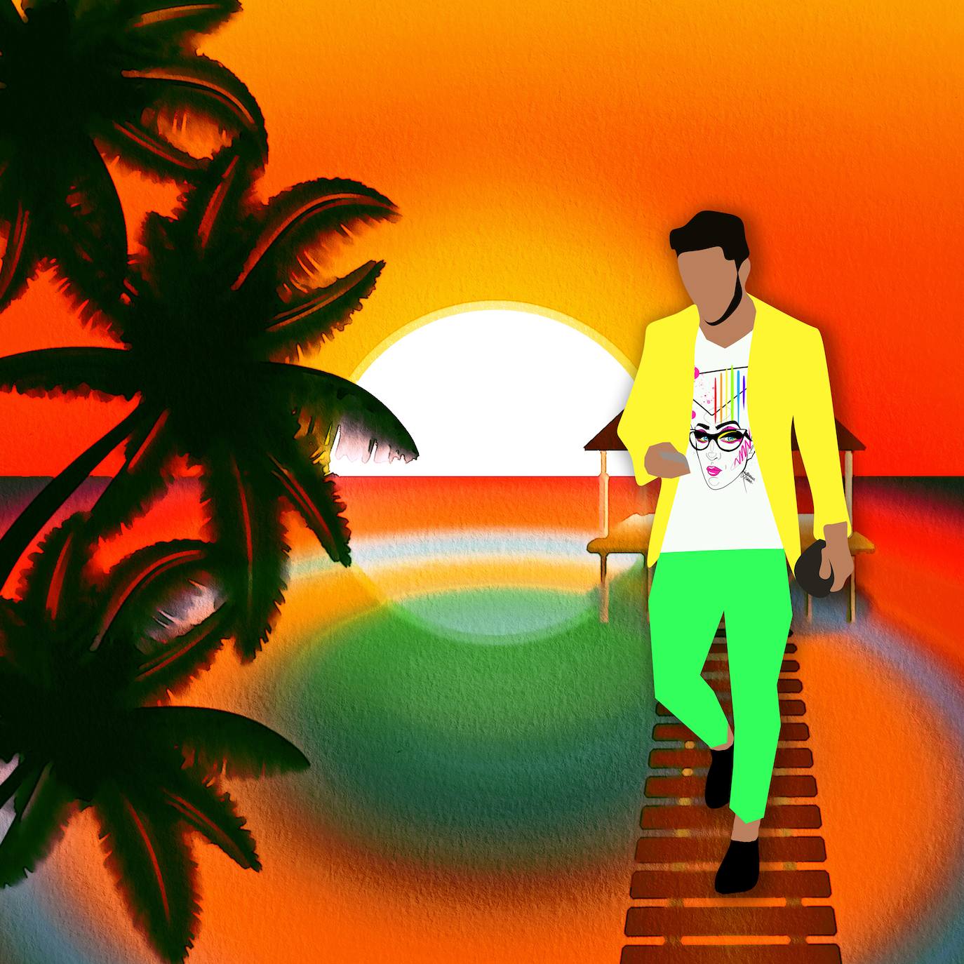 Fotos: El travesti que quiere llenar Bilbao con el color y la alegría de sus diseños