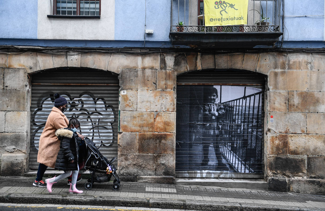 Fotos: Las mujeres vuelven a los barrios altos de Bilbao