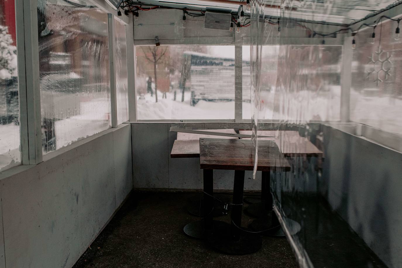 Fotos: La primera gran nevada del año en Nueva York