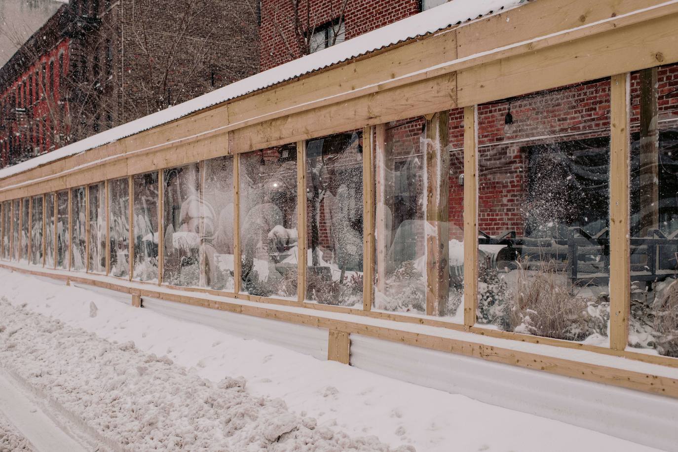 Fotos: La primera gran nevada del año en Nueva York