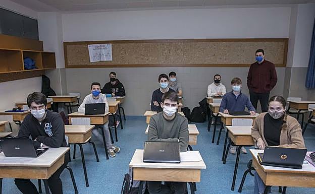 Los alumnos de Business Studies en Corazonistas. 