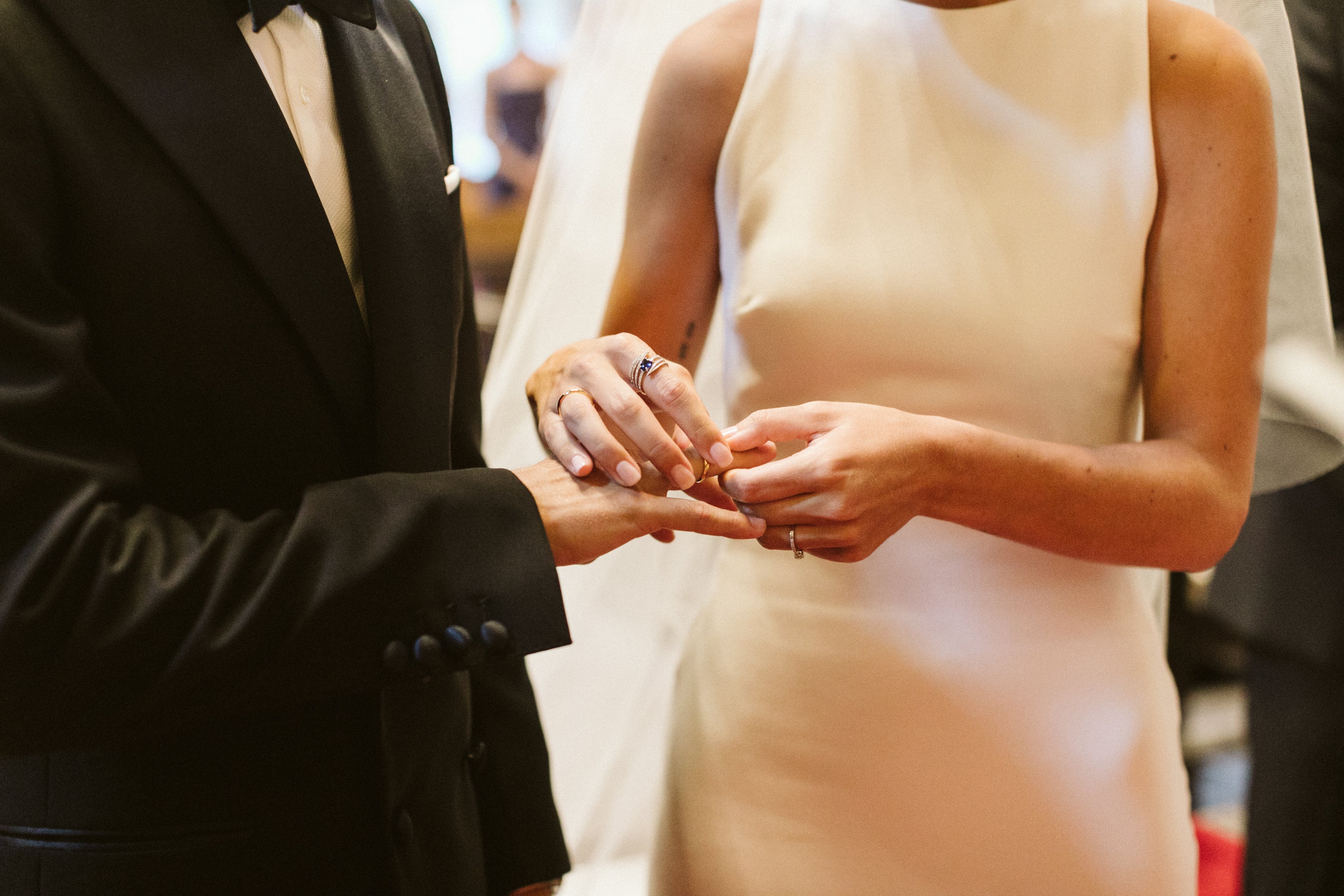 Fotos: La boda de Amaia en el María Cristina, una bailarina que hizo un guiño a Balenciaga