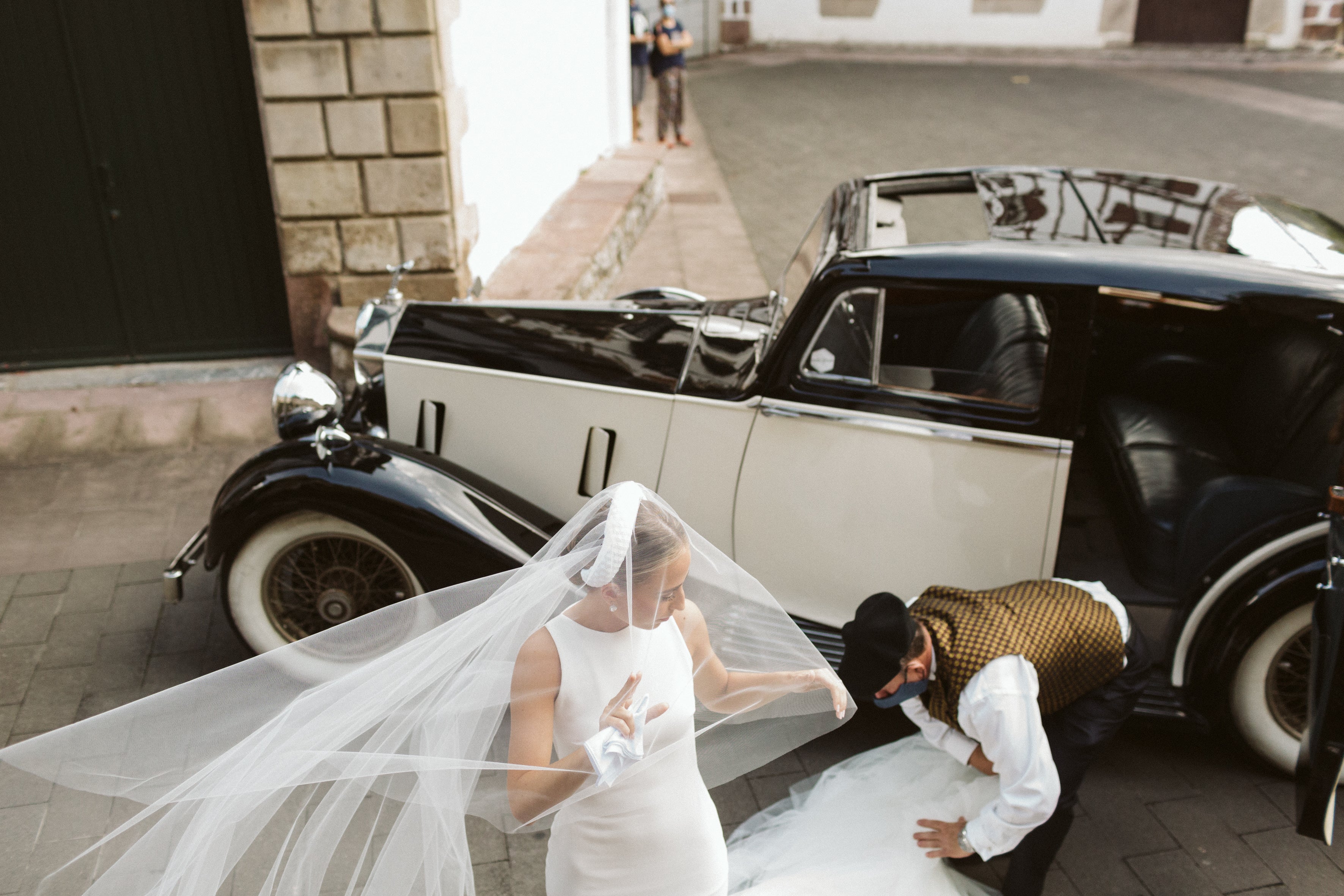 Fotos: La boda de Amaia en el María Cristina, una bailarina que hizo un guiño a Balenciaga