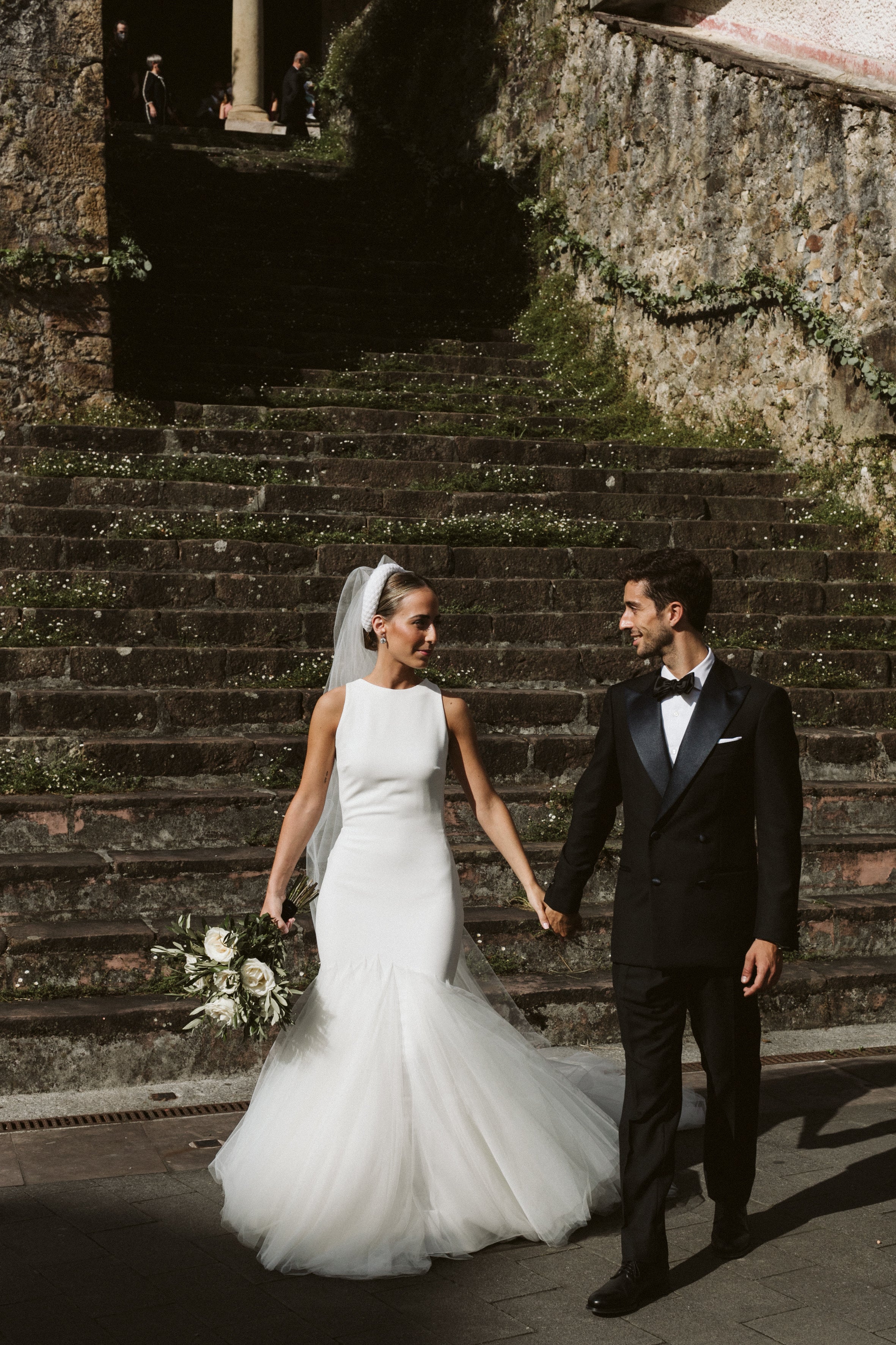 Fotos: La boda de Amaia en el María Cristina, una bailarina que hizo un guiño a Balenciaga