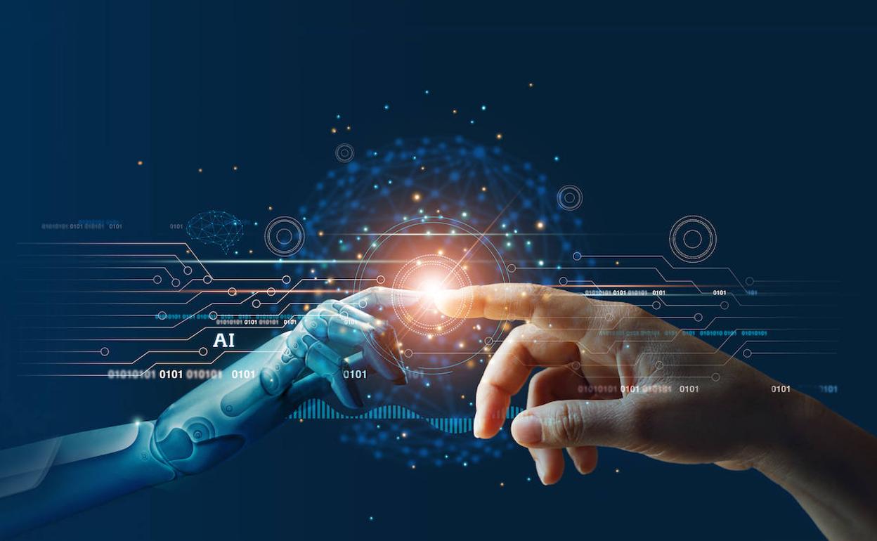 Adimen artifiziala irudikatzeko balio duen argazkia.