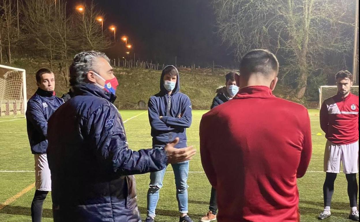 Primer día de trabajo de Luis Martín. 