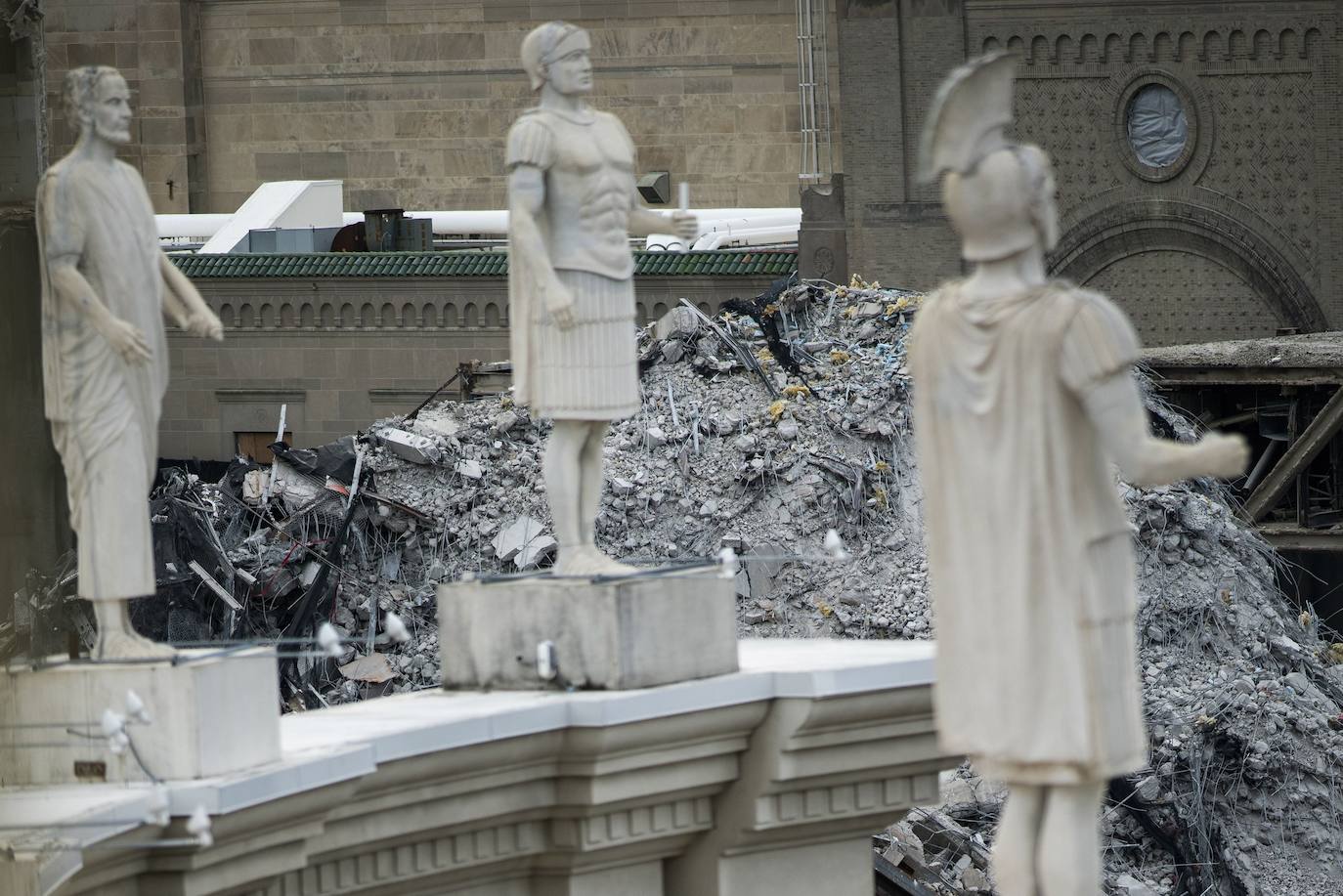 Fotos: Derribado el casino que Trump construyó en Atlantic