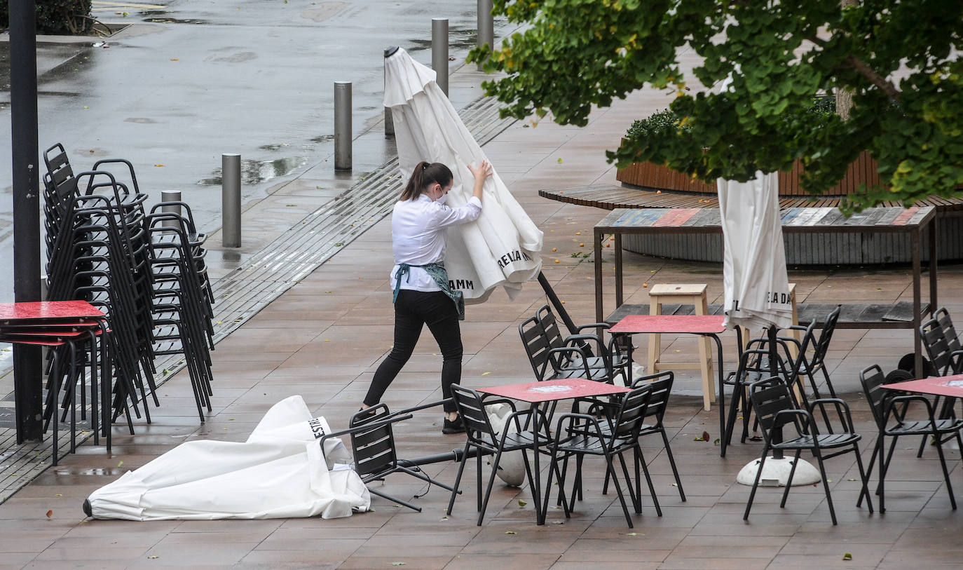 Los vendavales azotarán la provincia hoy y mañana.