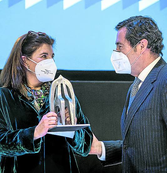 Premio Trayectoria. Carmen Martínez y Antonio Garamendi.