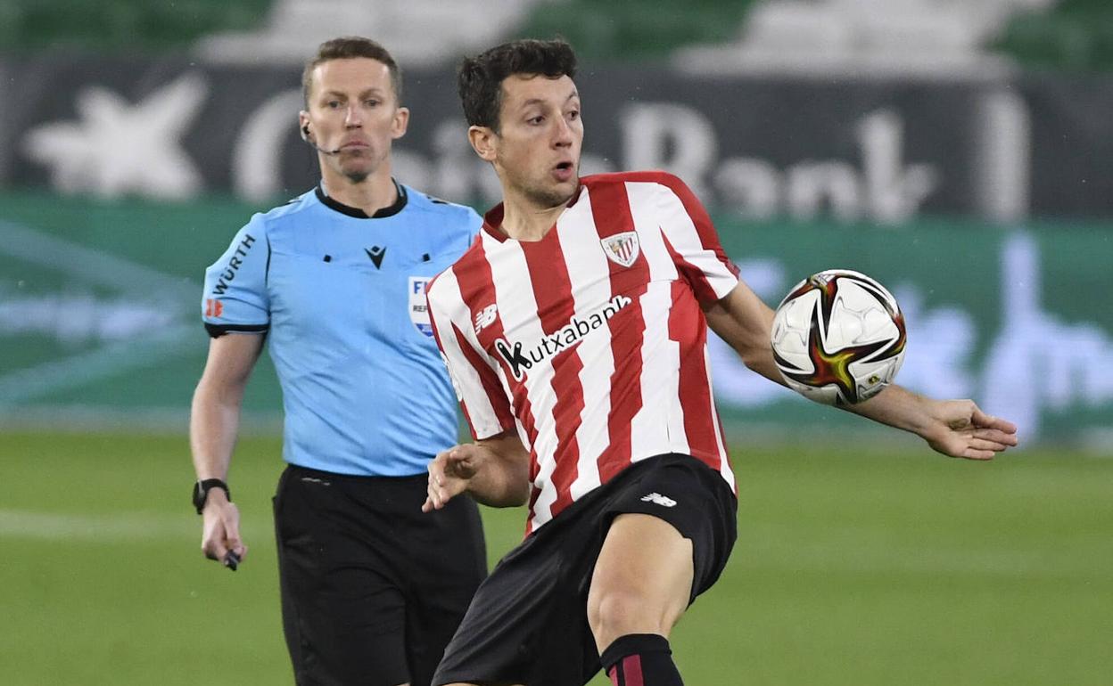 Vesga, en el duelo de cuartos contra el Betis.