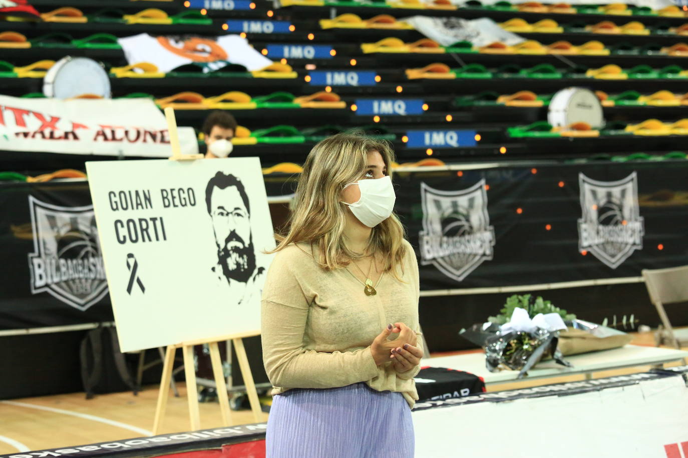 Fotos: Así ha sido el homenaje del Bilbao Basket a &#039;Corti&#039;