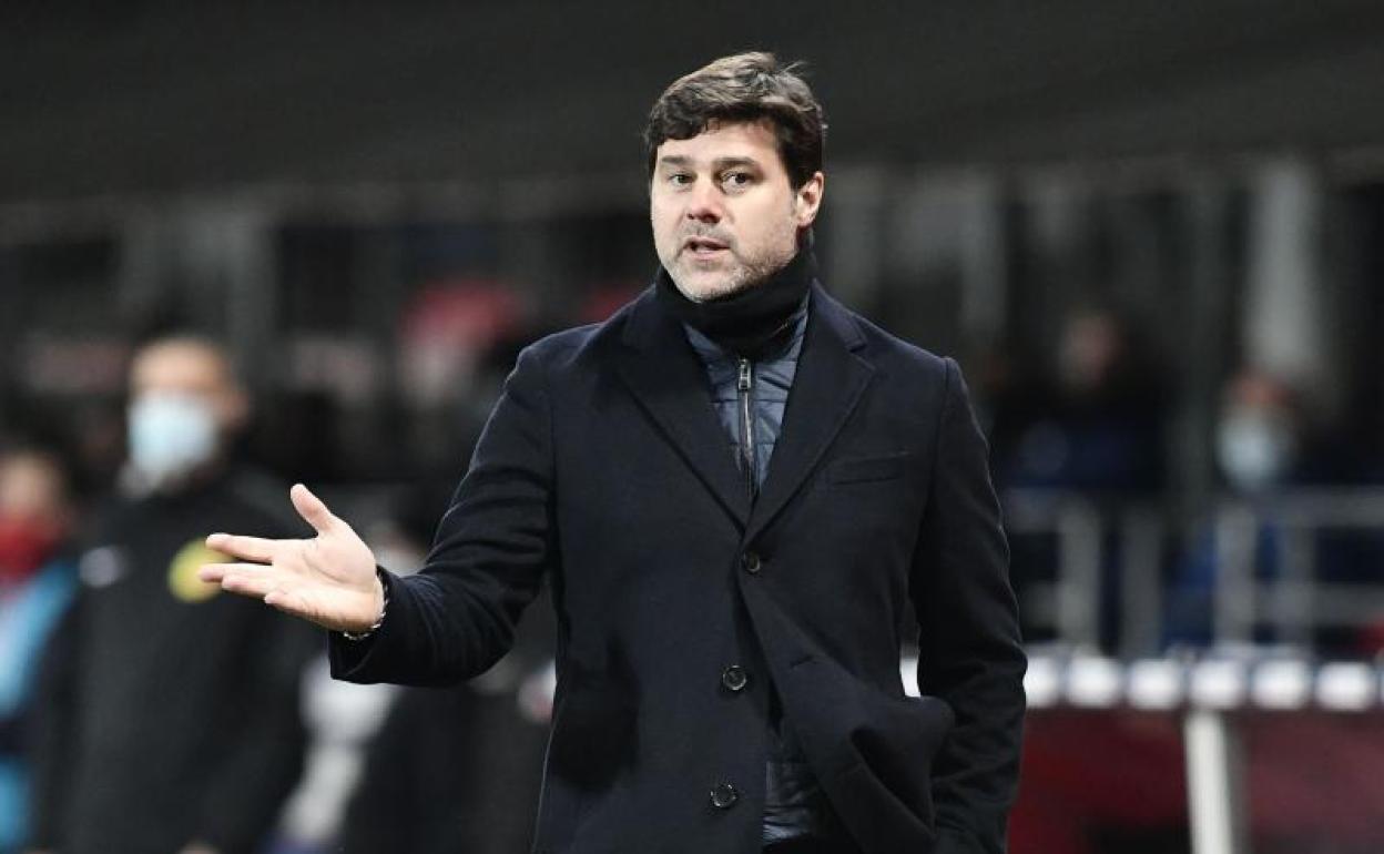 Mauricio Pochettino, técnico del PSG. 