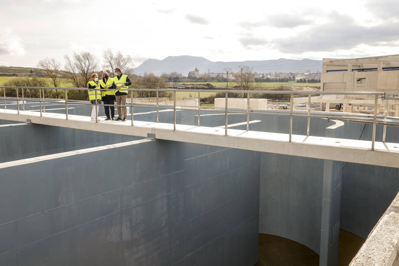 Fotos: Así van las obras de la depuradora de &#039;última generación&#039; de Salvatierra