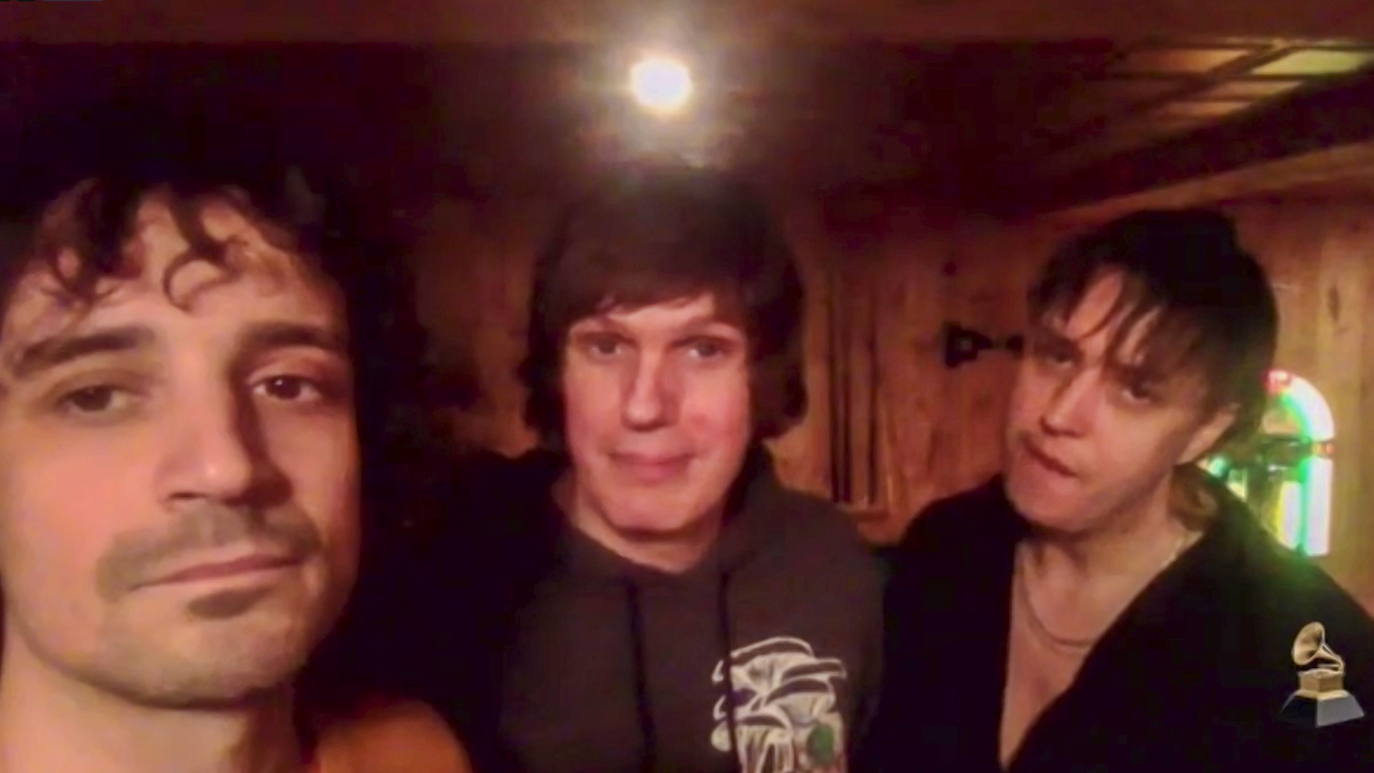 Fabrizio Moretti, Nikolai Fraiture y Julian Casablancas, de The Strokes.