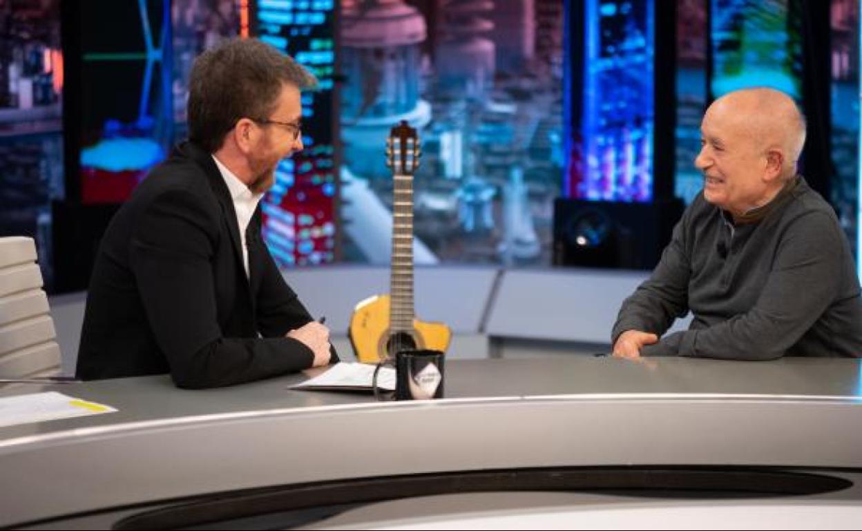 Marianico el Corto, durante su charla con Pablo Motos. 