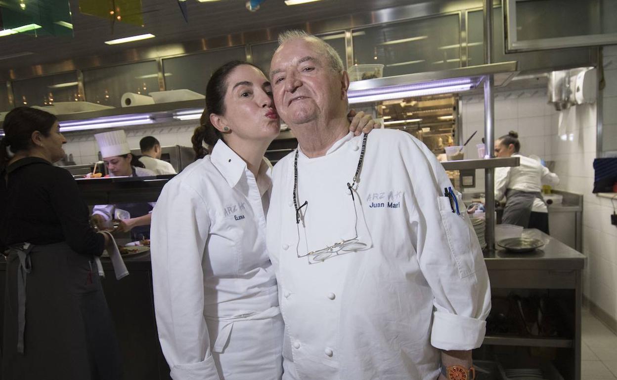 Elena y Juan Mari Arzak.