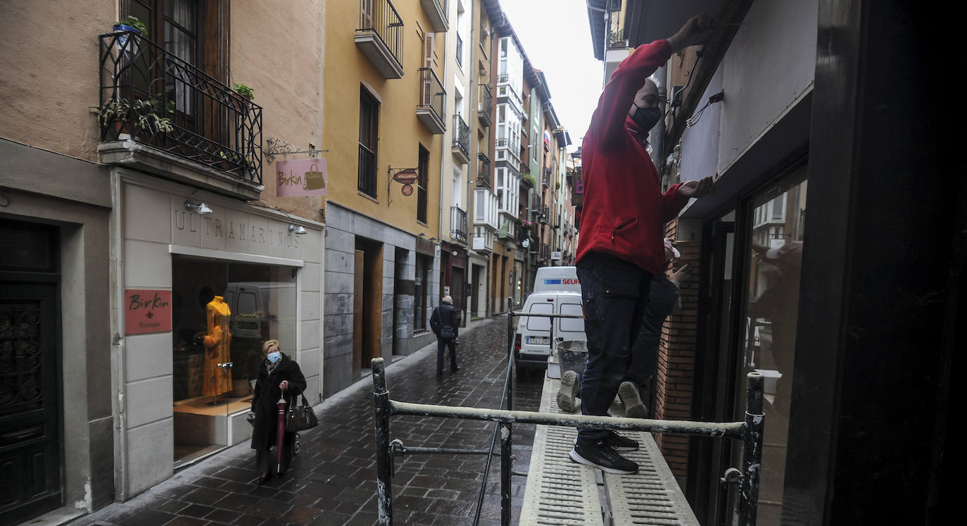 Las obras para nuevas aperturas se suceden en el entorno del Casco Viejo.