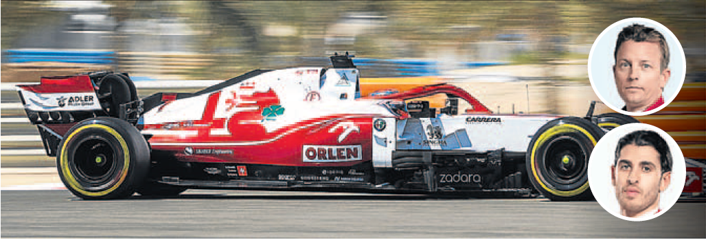 Alfa Romeo. Kimi Raikkonen y Antonio Giovinazzi. Dos pilotos con experiencia que buscarán su momento.