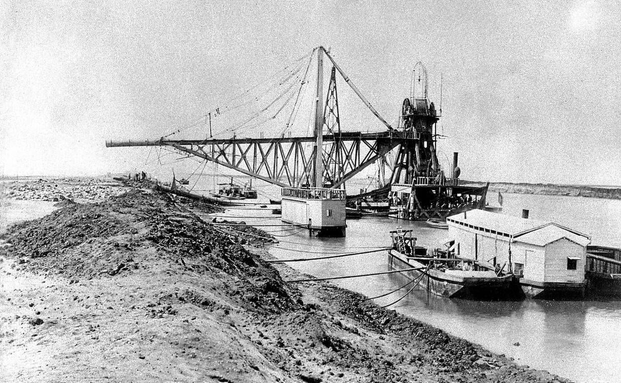 Obra faraónica. Imagen de 1869, cuando se inauguró la infraestructura.