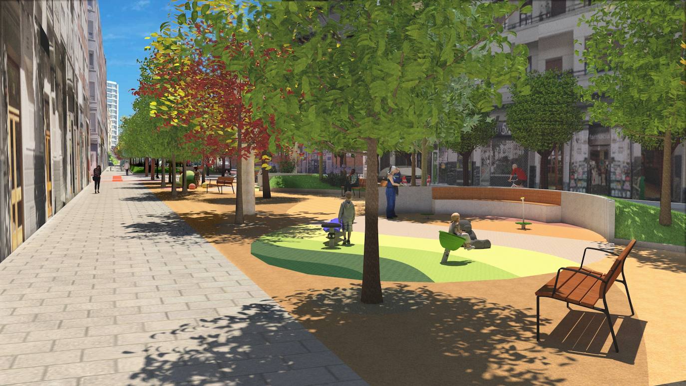 Fotos: Así quedará la calle María Díaz de Haro